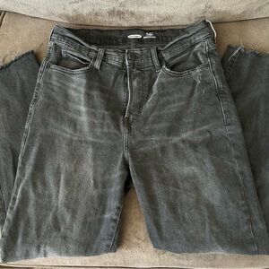 Old Navy Sky Hi Straight Jeans Extra High Rise